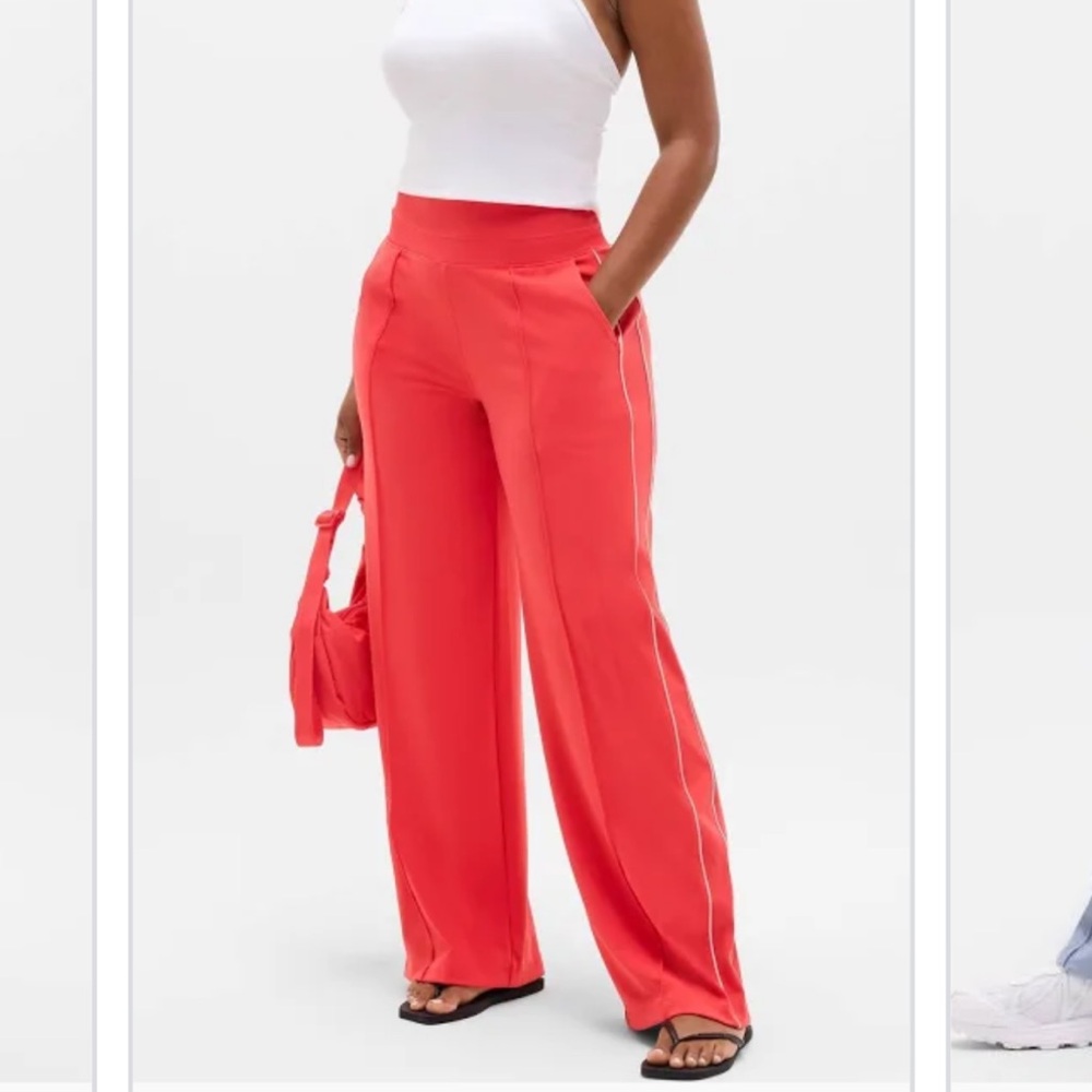 Athleta Venice wide leg Track Pants and ribbed tank set - Picture 3 of 15